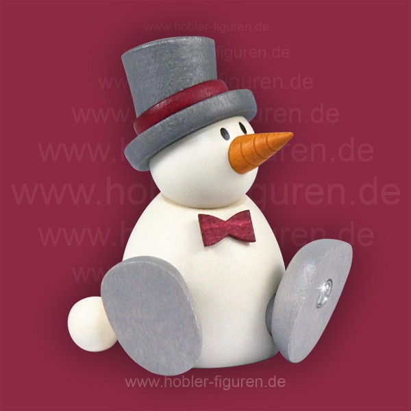 Schneemann Otto sitzend