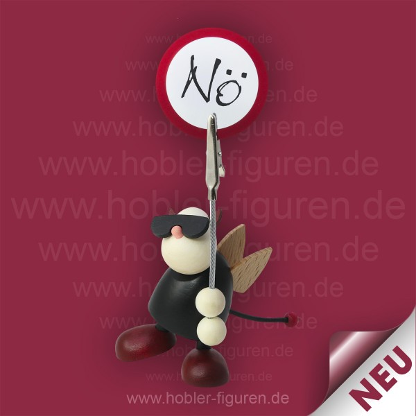 Gustav mit Notizhalter