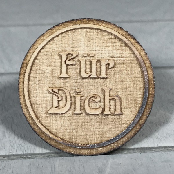 Stempel - "Für Dich" für Keramik