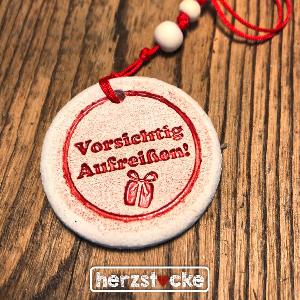 Weihnachts-Stempel - Vorsichtig Aufreißen!