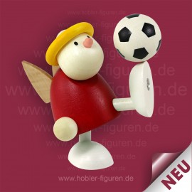 Fußballer mit Rot-Weiß Trikot