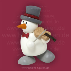 Schneemann Otto mit Geige
