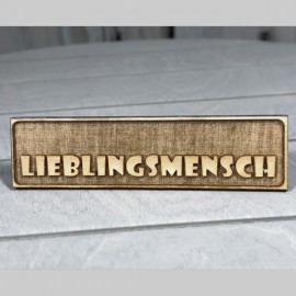 Stempel - Lieblingsmensch für Keramik